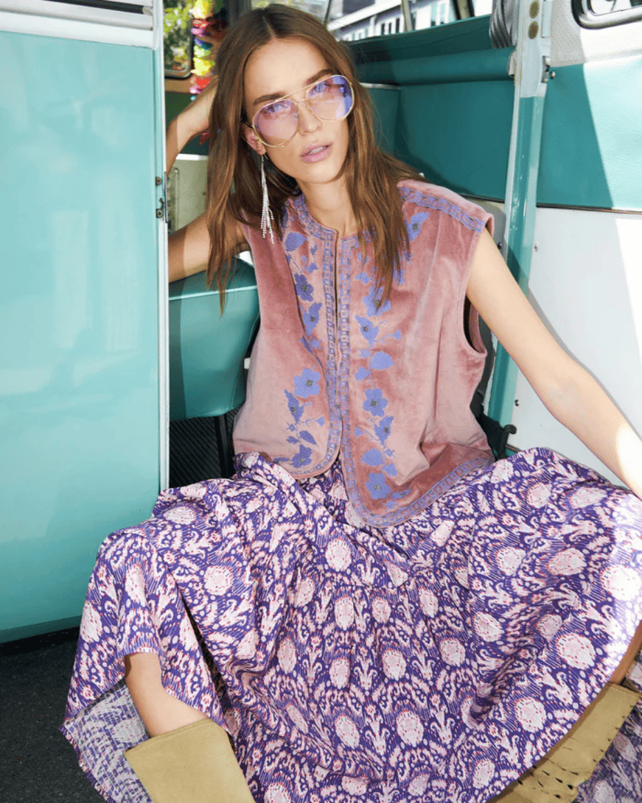 Lollys Laundry Sunset Maxi Skirt - LOLLYS LAUNDRY - Luxe Leopard