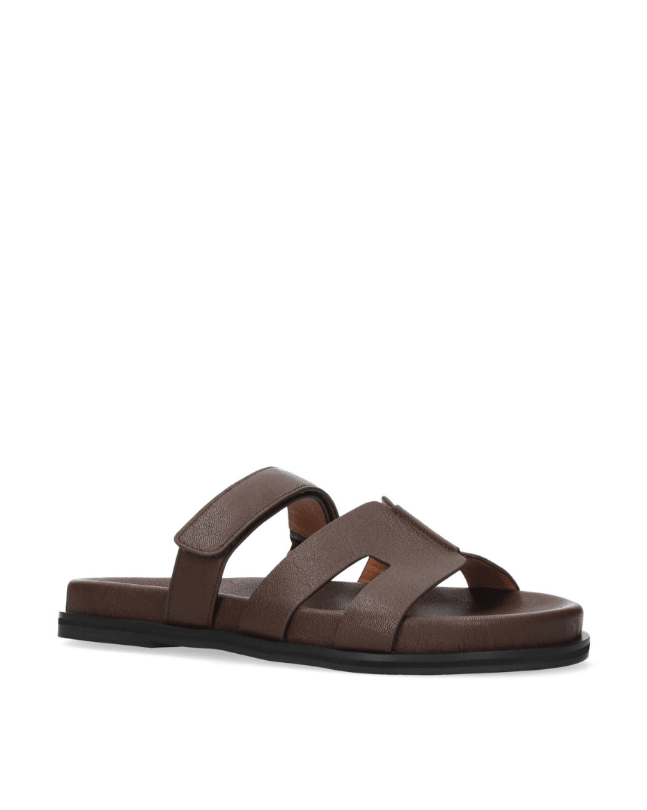 Bibi Lou Mindy Flat Sandal Cuba Leather - BIBI LOU - Luxe Leopard