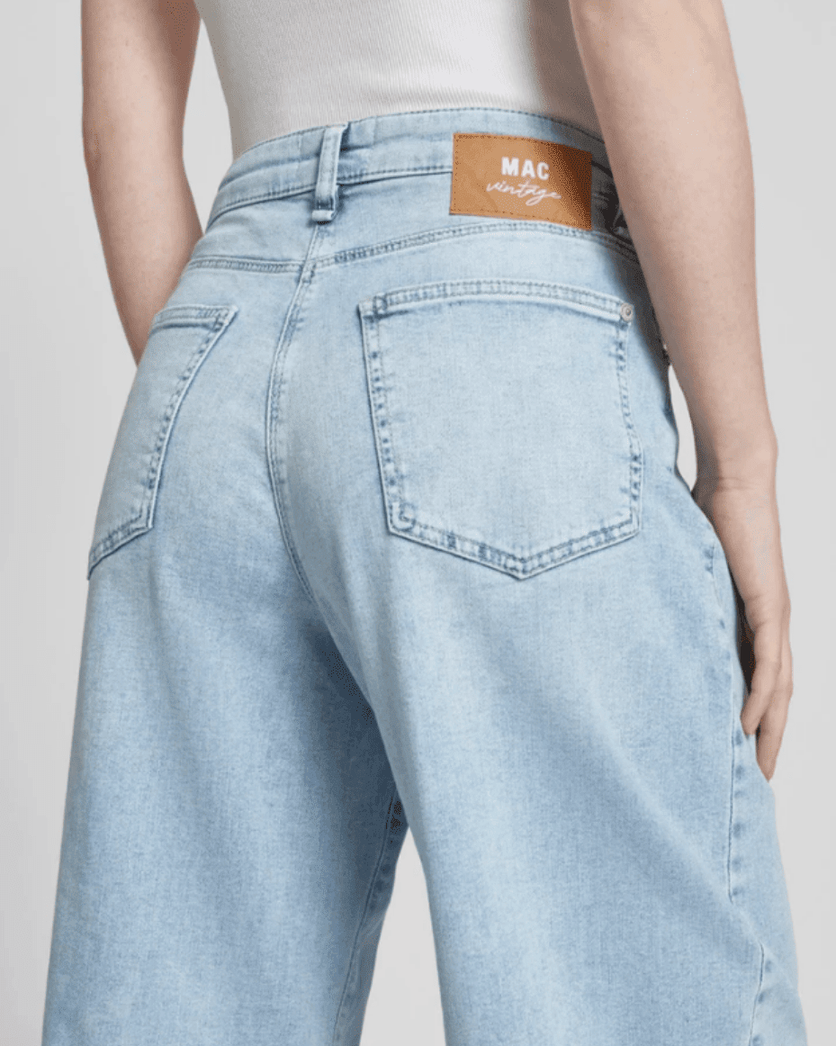 MAC Auth. Comfort Vintage Denim Dakota Fringe - MAC - Luxe Leopard