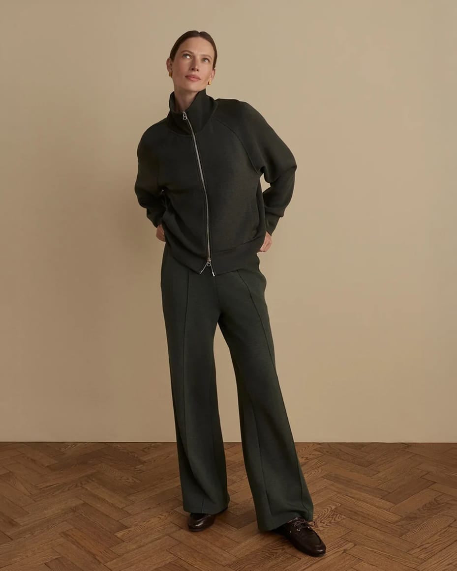 Varley The Wide Leg Pant 30 Olive Marl