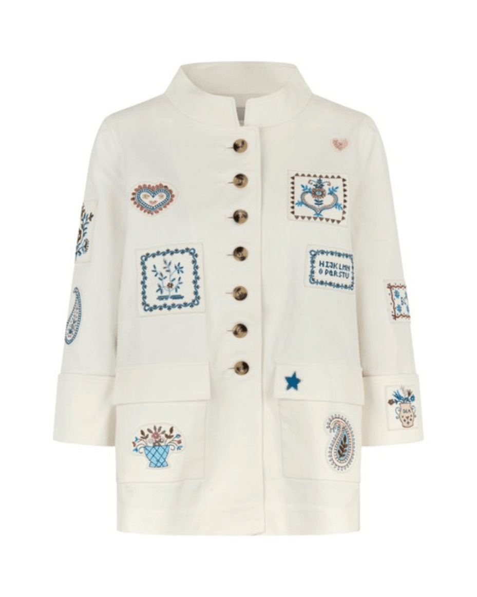 Dea Kudibal Lanza Jacket With Wide Collar - DEA KUDIBAL - Luxe Leopard