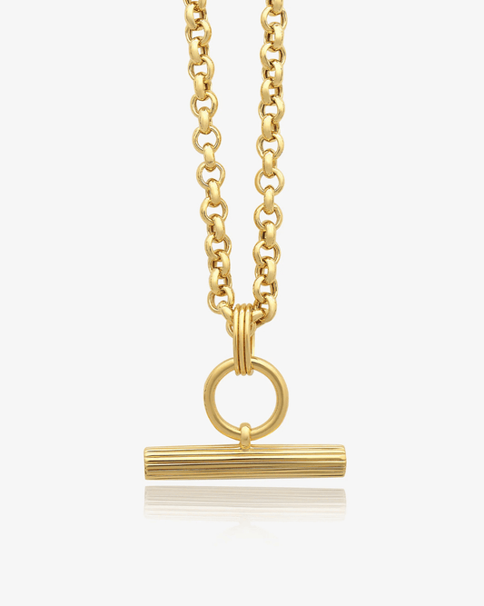 Rachel Jackson Chucky Personalised T - Bar Necklace - RACHEL JACKSON - Luxe Leopard