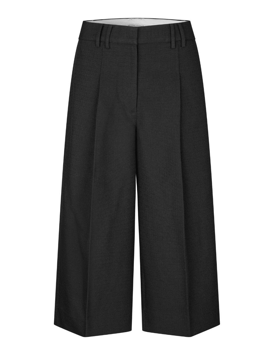 Second Female Sella Cropped Trousers - SECOND FEMALE - Luxe Leopard