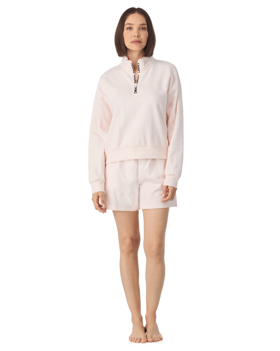 DKNY Long Sleeved Top & Short Sleep Set - DKNY - Luxe Leopard