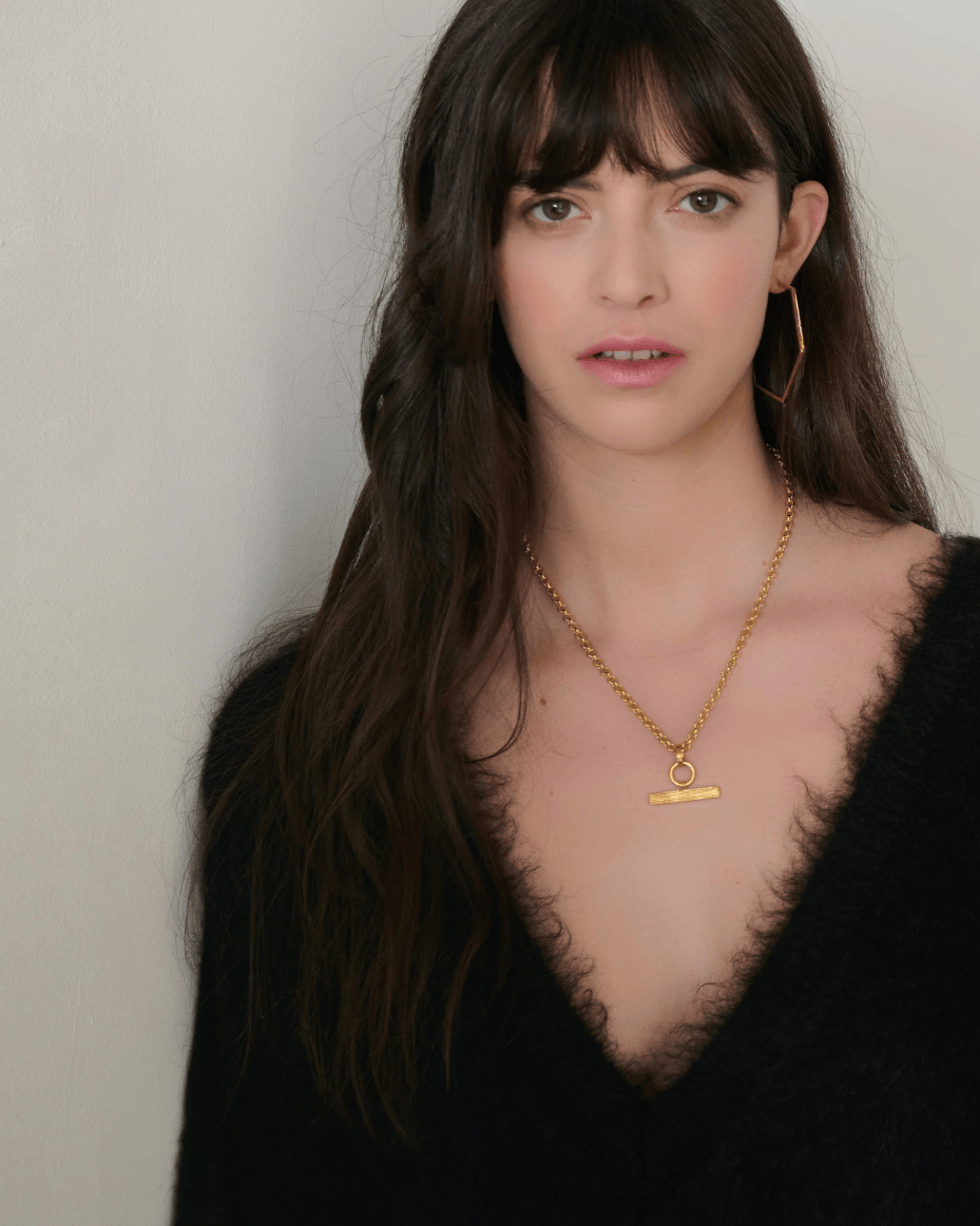 Rachel Jackson Chucky Personalised T - Bar Necklace - RACHEL JACKSON - Luxe Leopard