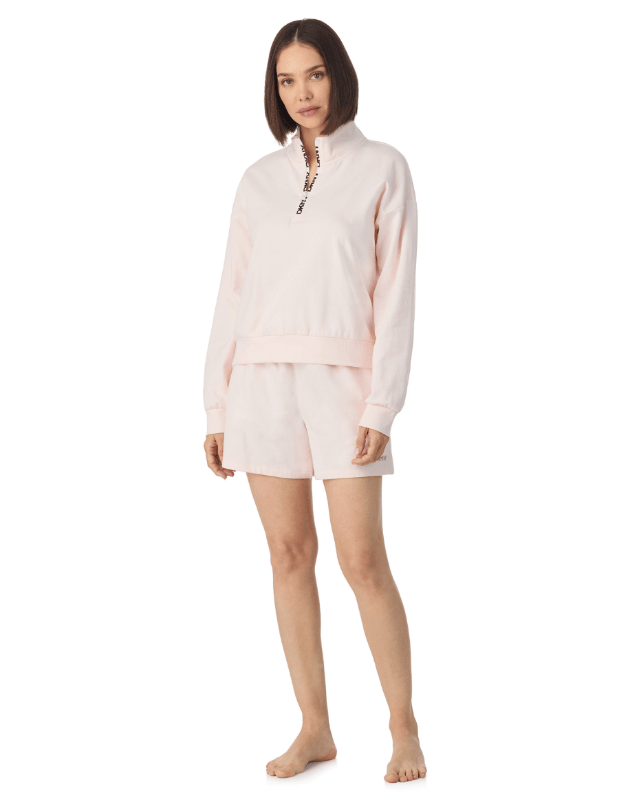 DKNY Long Sleeved Top & Short Sleep Set - DKNY - Luxe Leopard