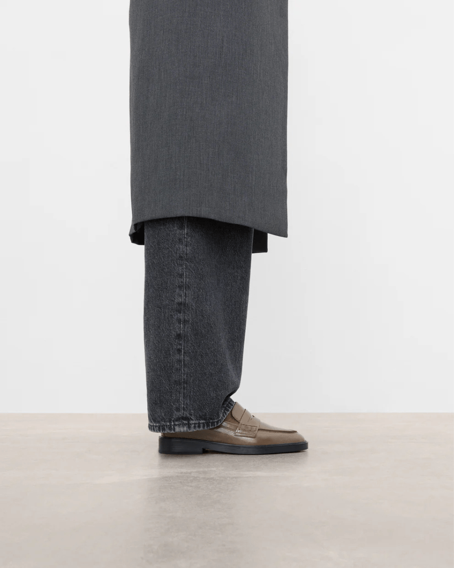 Flattered Sara Leather Khaki - FLATTERED - Luxe Leopard