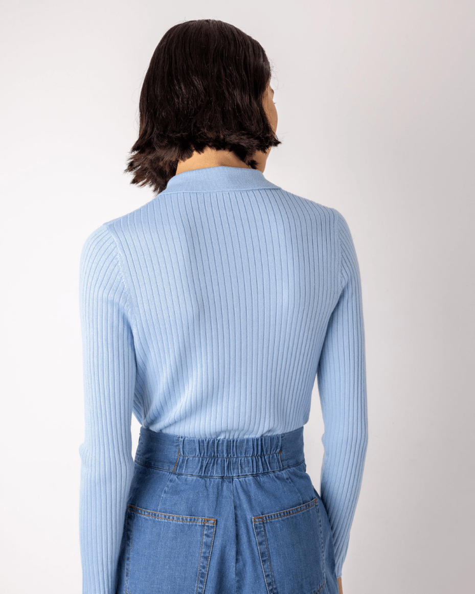 Vivere Cerise Rib Top - VIVERE - Luxe Leopard