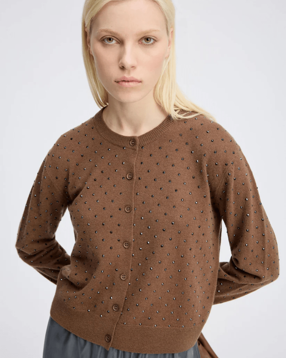 Munthe Radcliff Cardigan - MUNTHE - Luxe Leopard