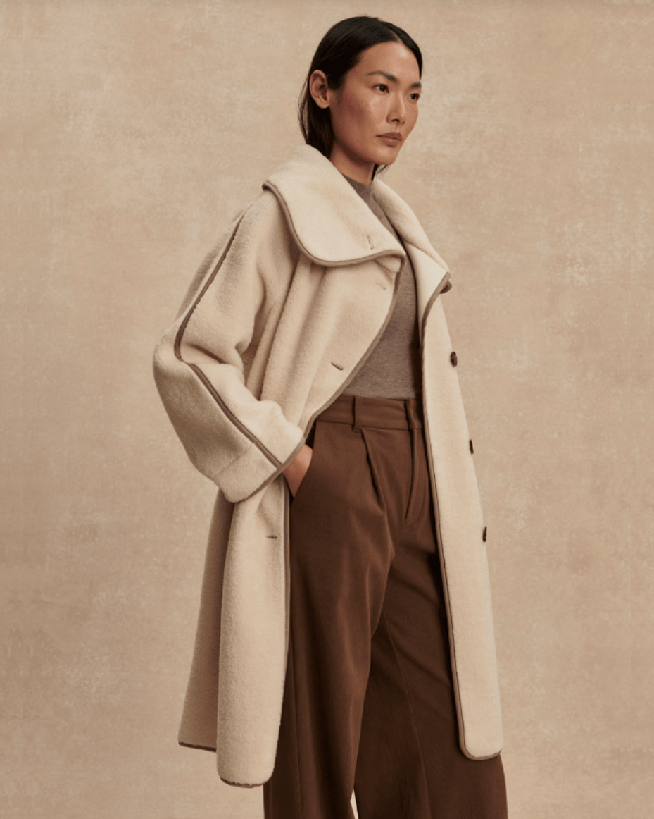 Varley Clemence Sherpa Coat - VARLEY - Luxe Leopard