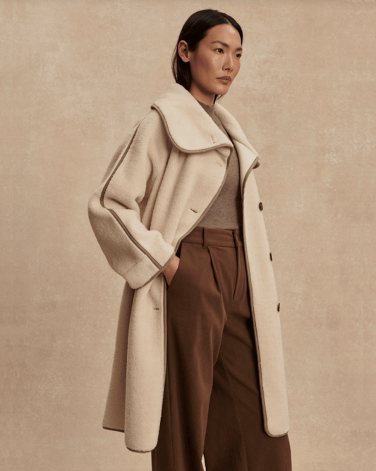 Varley Clemence Sherpa Coat - VARLEY - Luxe Leopard