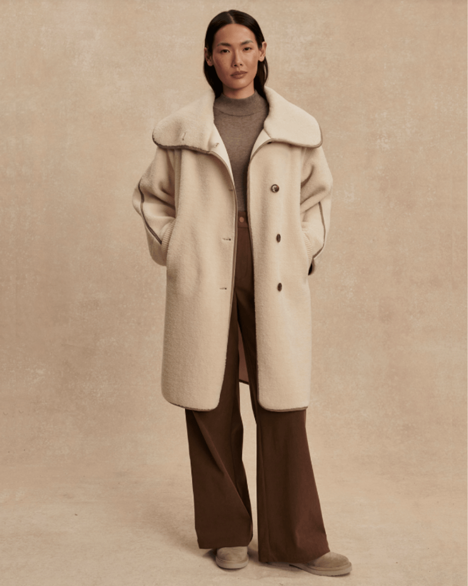 Varley Clemence Sherpa Coat