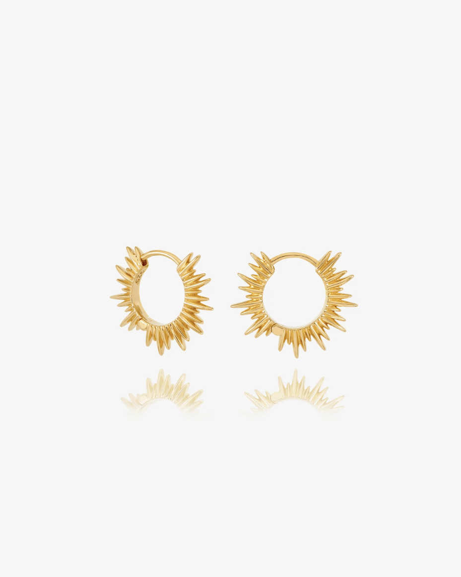 Rachel Jackson Electric Goddess Mini Huggie Hoop Earings - RACHEL JACKSON - Luxe Leopard