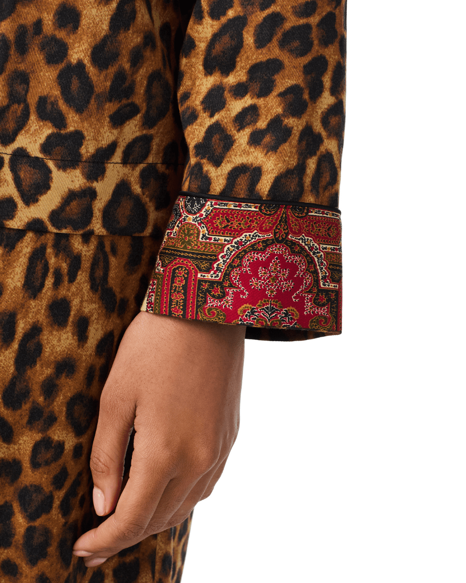 Ralph Lauren Long Sleep Notch Collar Boxer PJ Set - RALPH LAUREN - Luxe Leopard