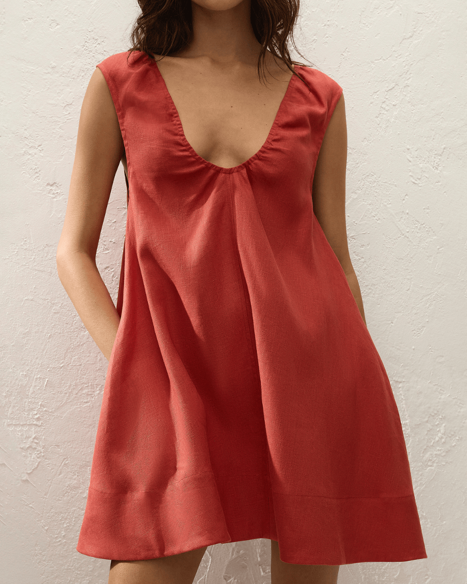 Faithfull The Brand Perla Mini Dress - FAITHFULL THE BRAND - Luxe Leopard