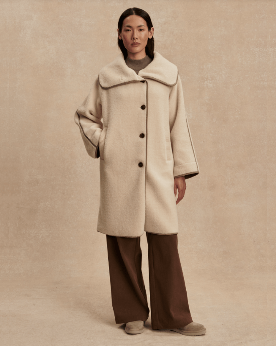 Varley Clemence Sherpa Coat