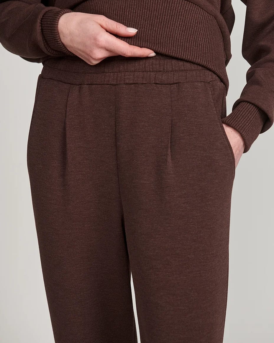 Varley The Rolled Cuff Pant 25 Coffee Bean Marl - VARLEY - Luxe Leopard