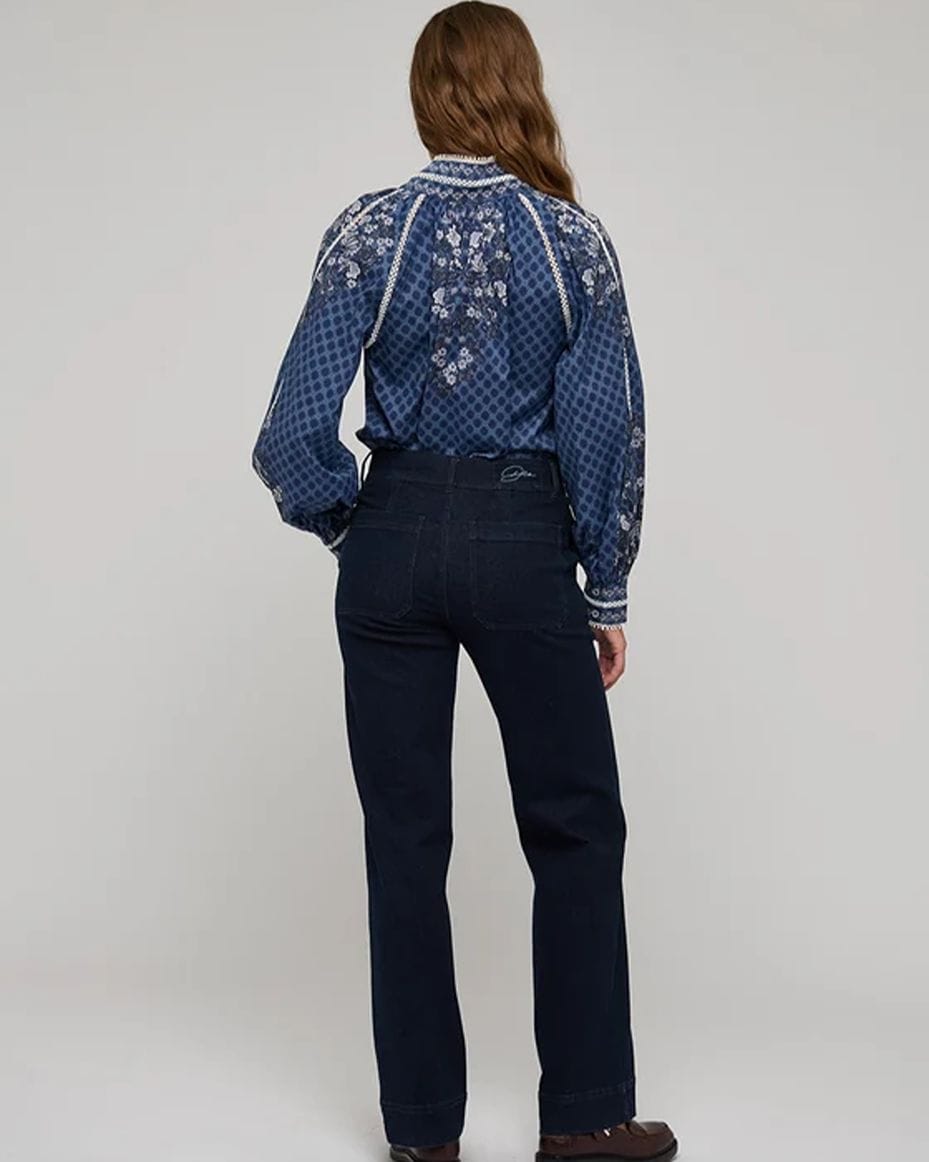 Dea Kudibal Monia Blouse With Stand Collar - DEA KUDIBAL - Luxe Leopard