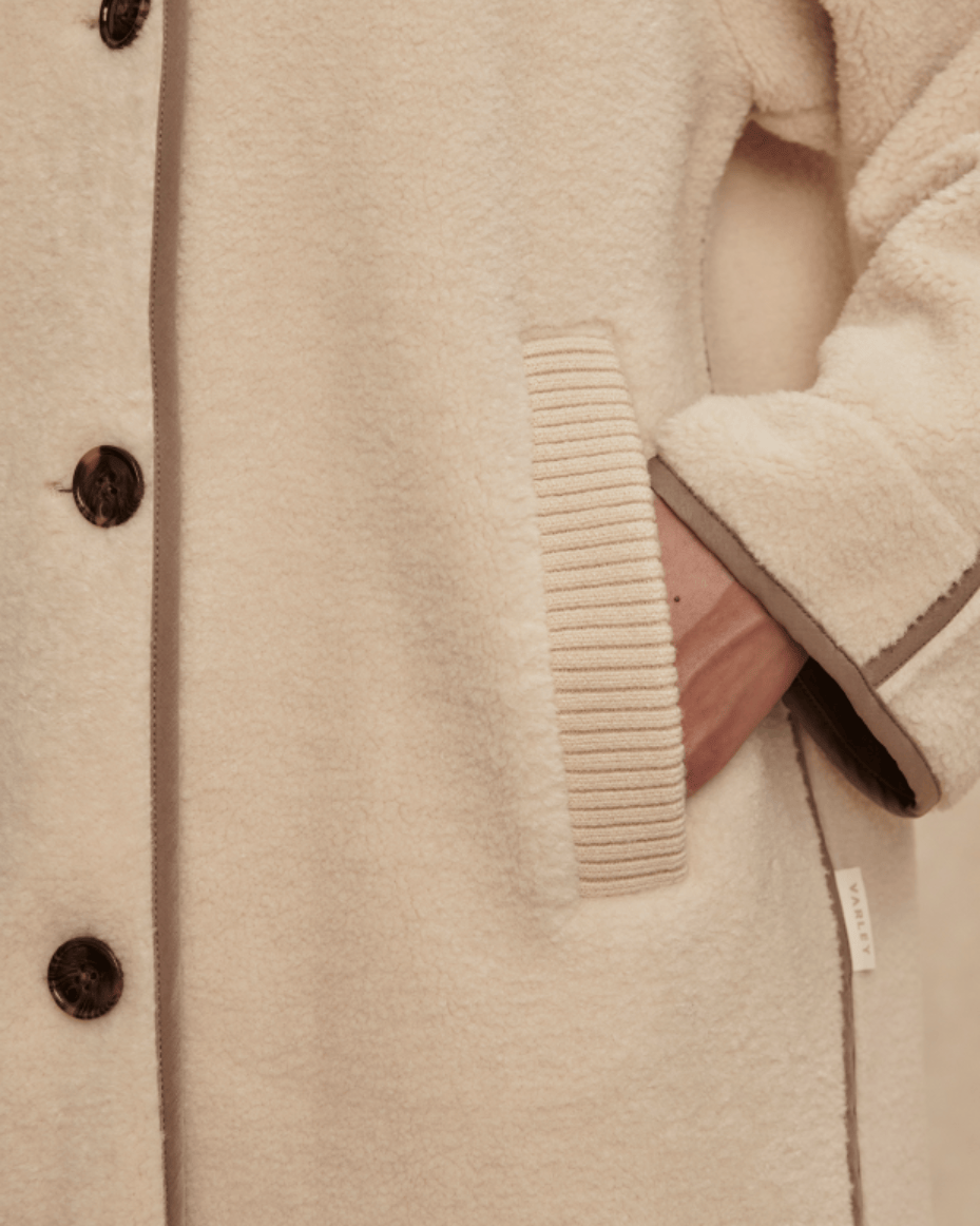 Varley Clemence Sherpa Coat
