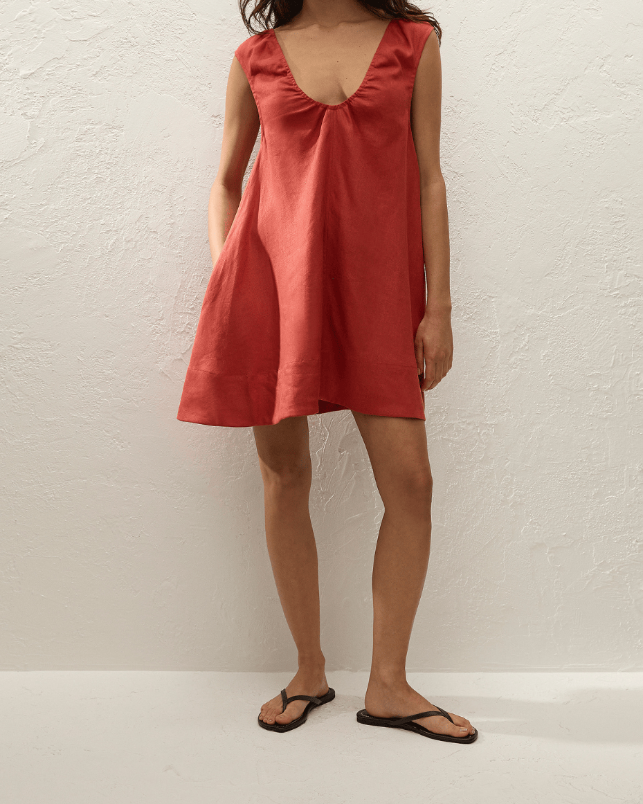 Faithfull The Brand Perla Mini Dress - FAITHFULL THE BRAND - Luxe Leopard