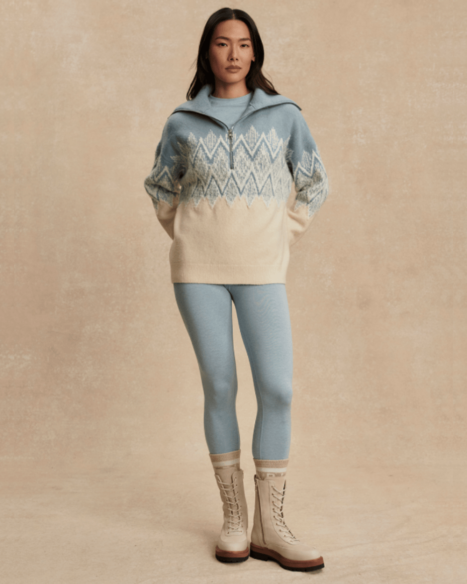 Varley Hedda Fairsle Half Zip