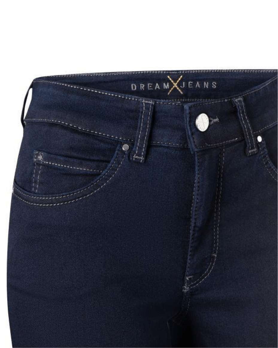 MAC Dream Skinny Jean Dark Rinse Wash - Luxe Leopard