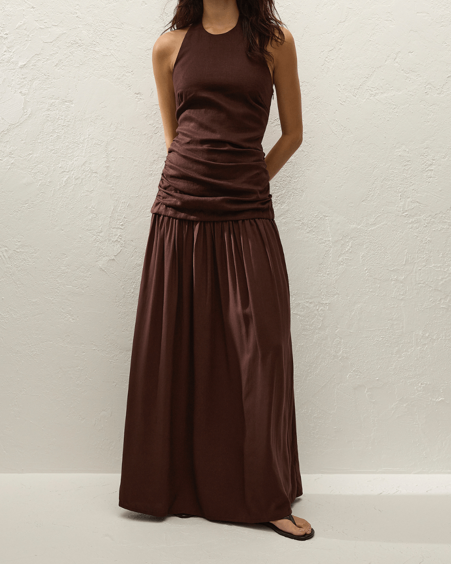 Faithfull The Brand Tali Maxie Dress - FAITHFULL THE BRAND - Luxe Leopard