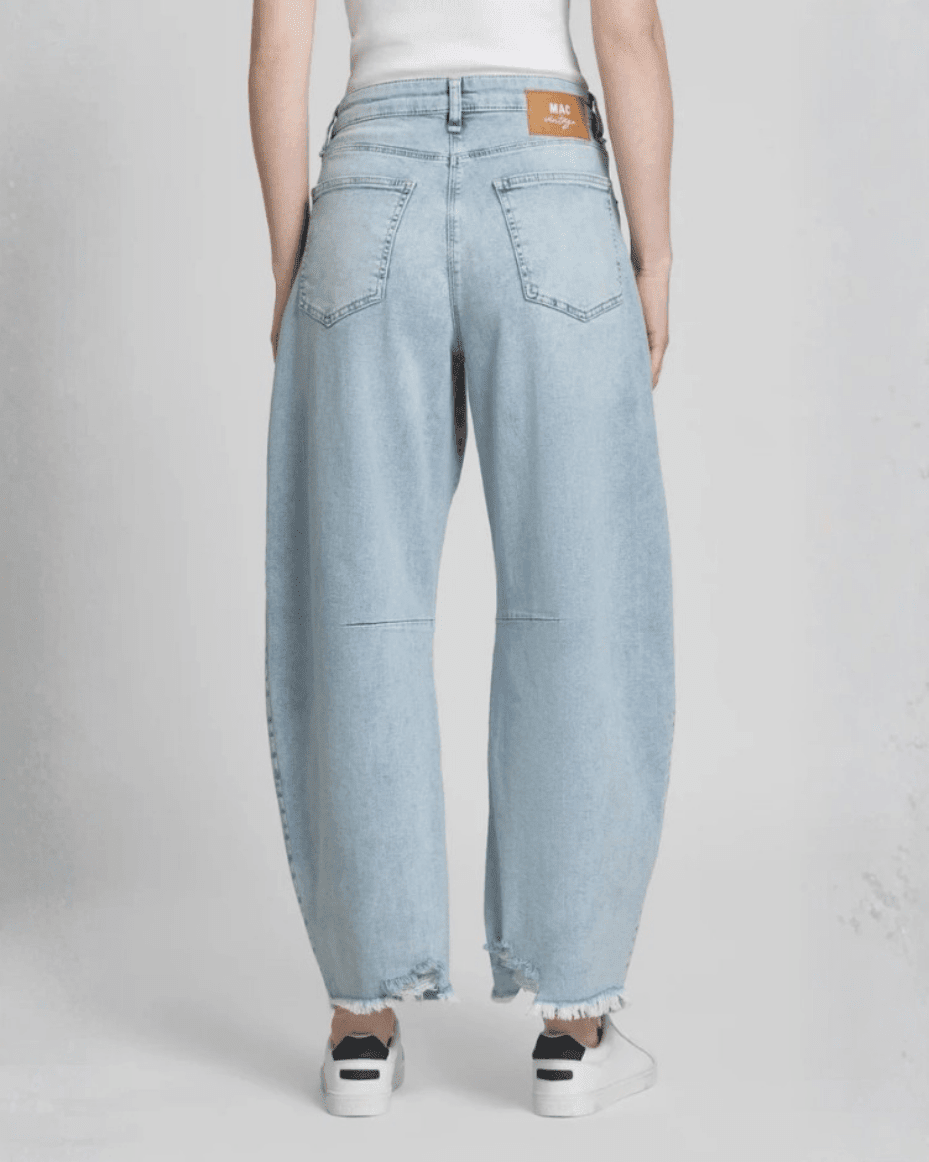 MAC Auth. Comfort Vintage Denim Dakota Fringe - MAC - Luxe Leopard