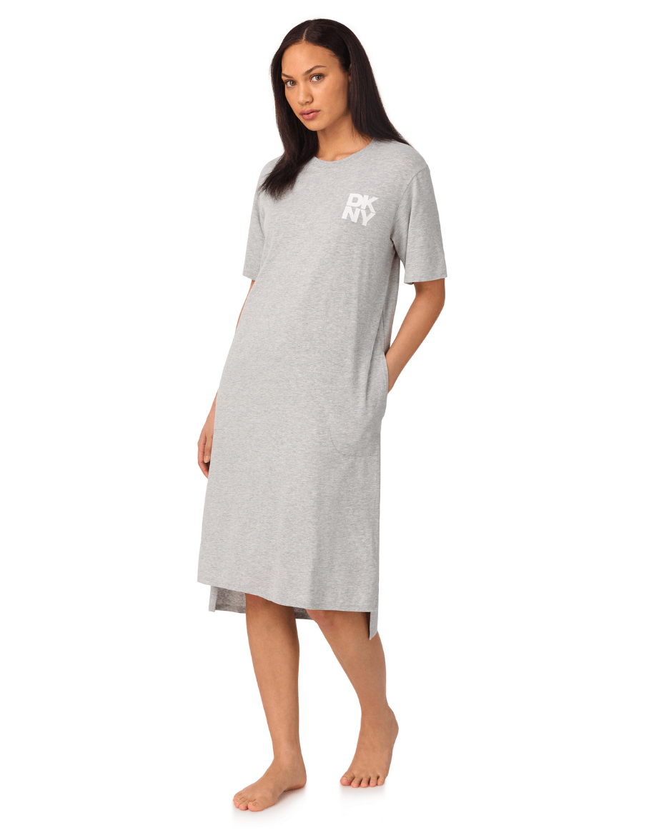 DKNY Midi Sleep Shirt WL - DKNY - Luxe Leopard
