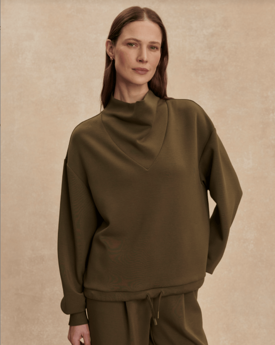 Varley Betsy Sweat 16 - VARLEY - Luxe Leopard