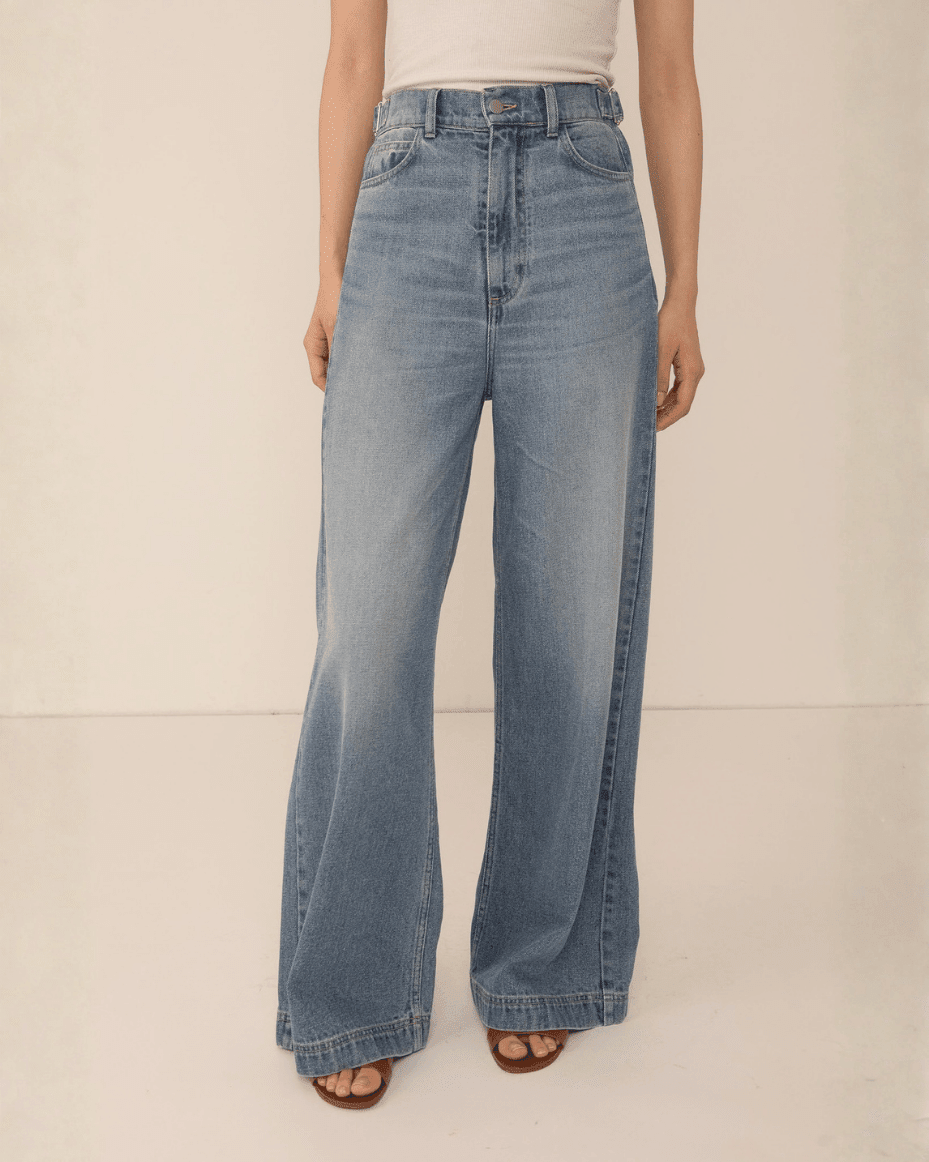 Vivere Lea Wide Leg Jeans - VIVERE - Luxe Leopard