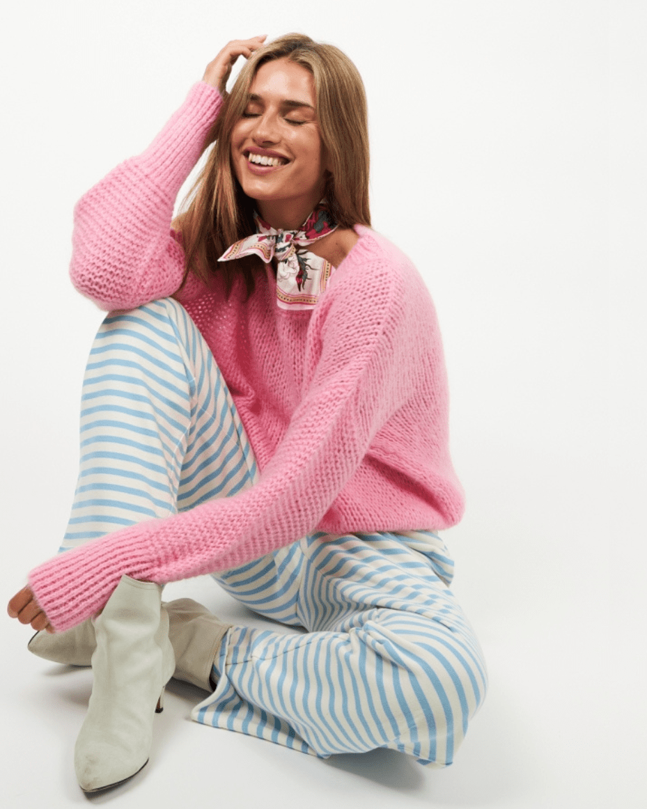 Lollys Laundry Isolde Knit Jumper LS - LOLLYS LAUNDRY - Luxe Leopard