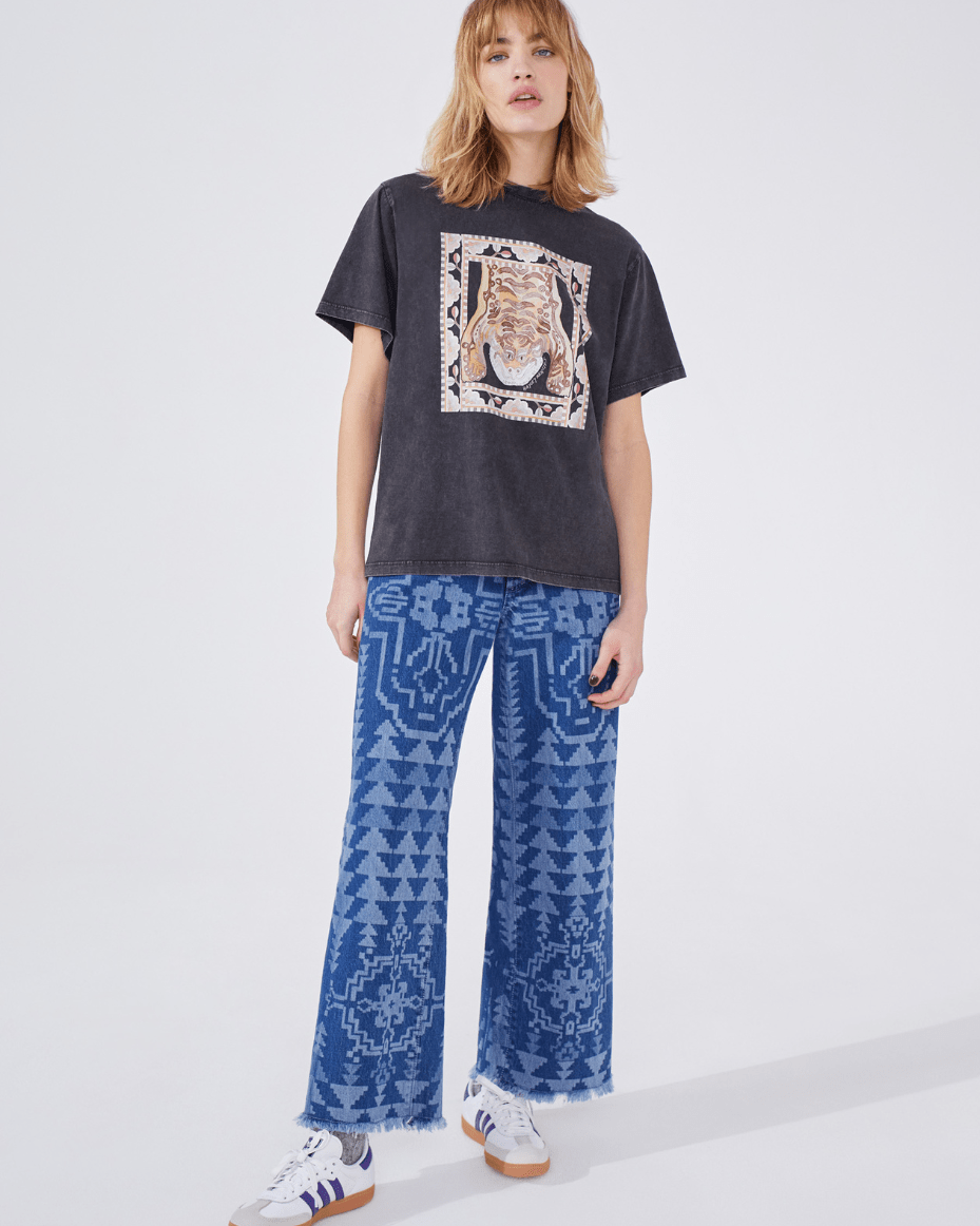 Hayley Menzies Lotus Tiger Printed T-Shirt