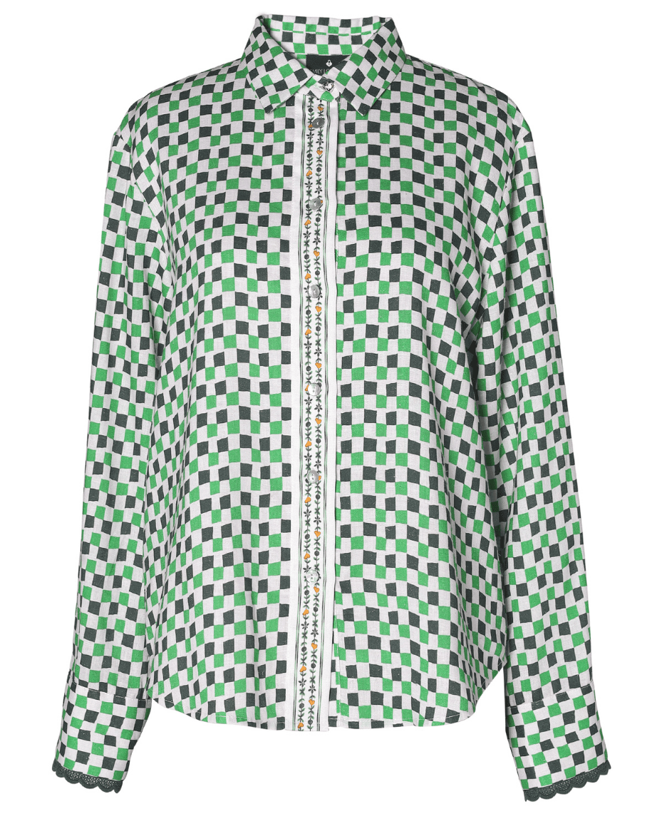 Emily Lovelock Tanisha Blouse - Luxe Leopard