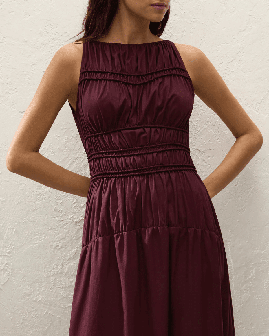 Faithfull The Brand Yael Midi Dress - FAITHFULL THE BRAND - Luxe Leopard