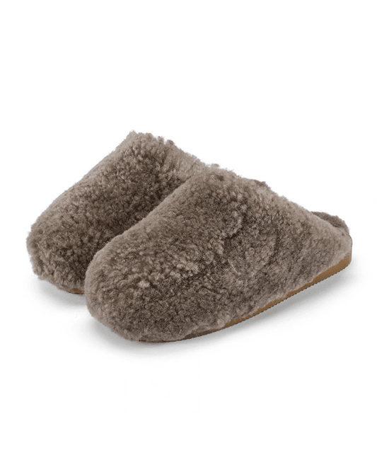 Shepherd of Sweden Jenny Slippers in Stone - SHEPHERD OF SWEDEN - Luxe Leopard