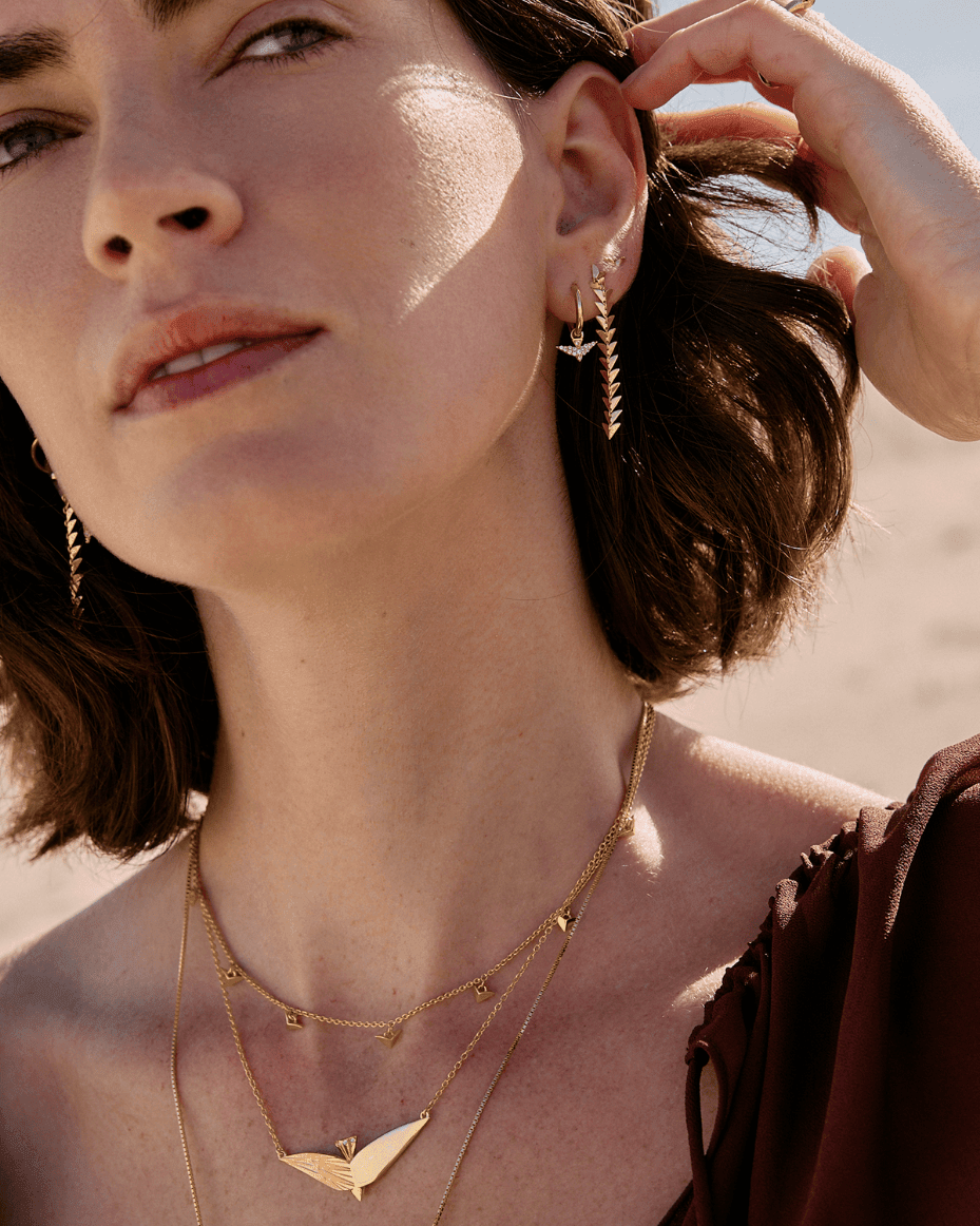 Rachel Jackson Dreamer Bird Drop Earrings - Luxe Leopard - Luxe Leopard