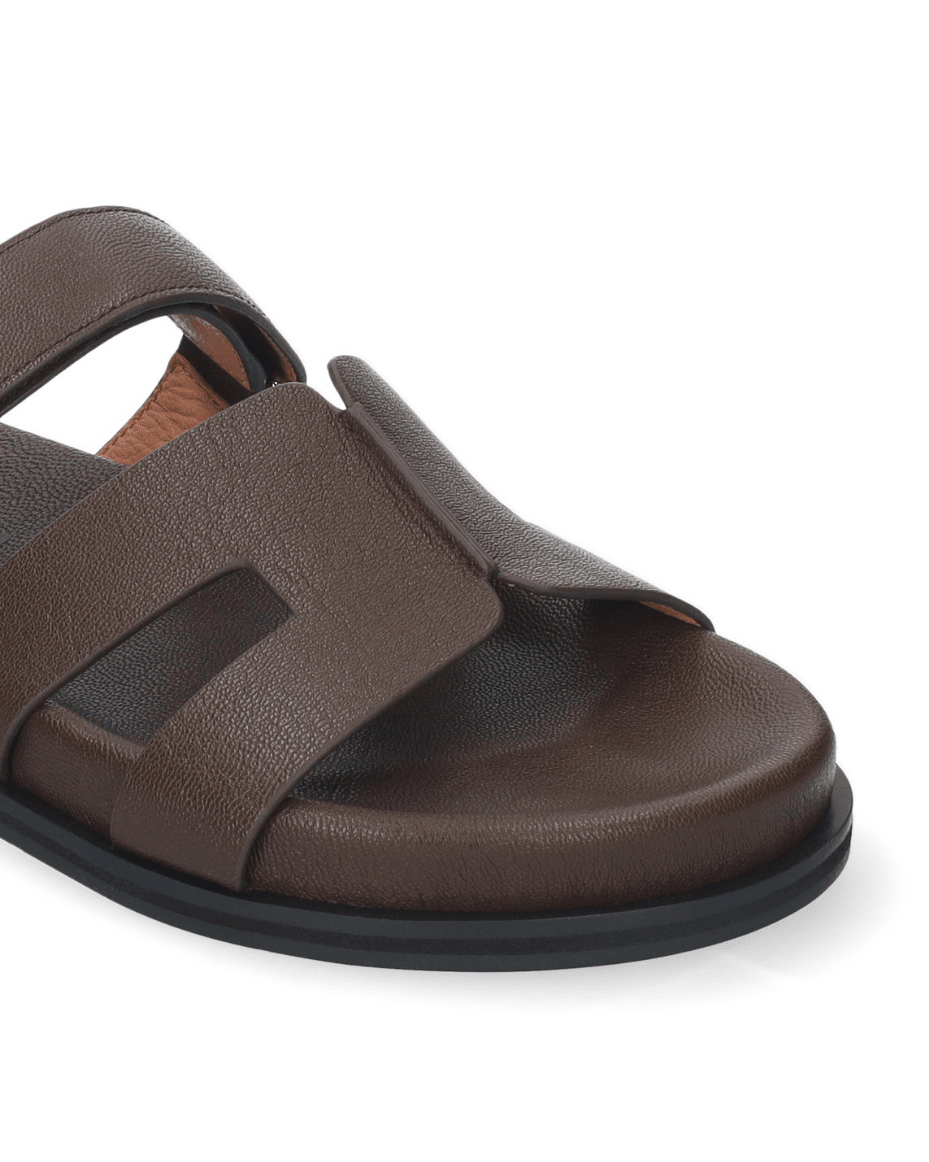 Bibi Lou Mindy Flat Sandal Cuba Leather - BIBI LOU - Luxe Leopard