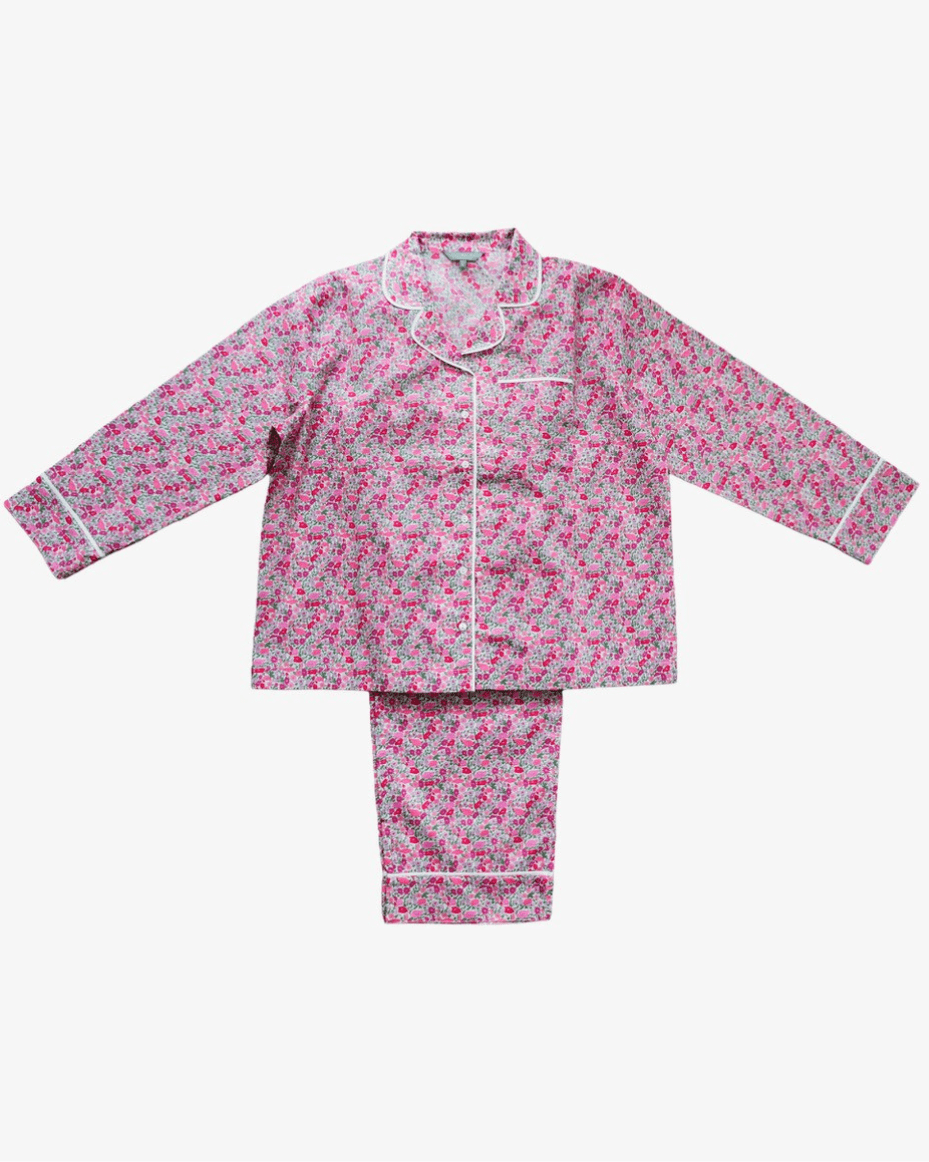 Liberty Fabric Pyjamas Poppy Forest Pink - LIBERTY - Luxe Leopard