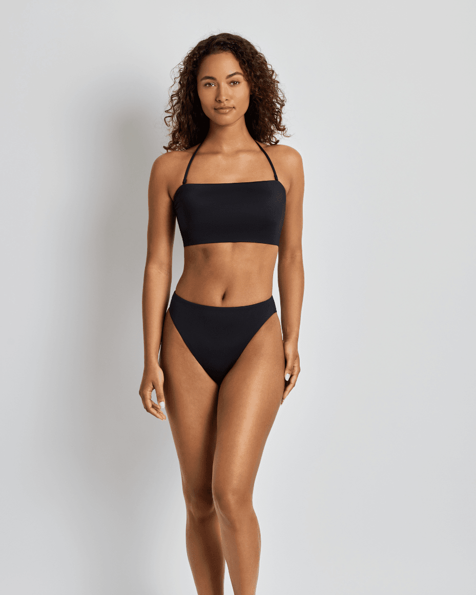 Ralph Lauren Longline Bandeau Bikini Bra - RALPH LAUREN - Luxe Leopard
