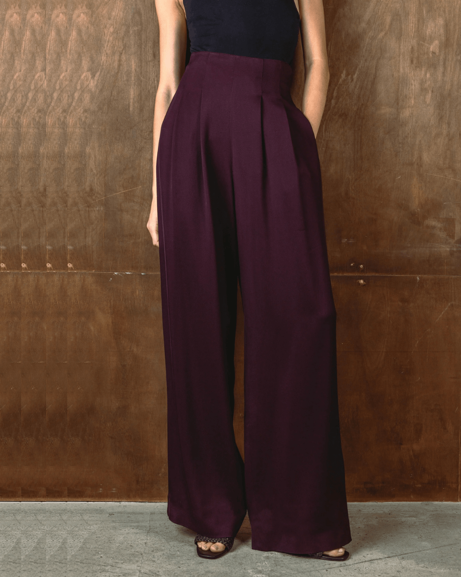 Vivere Nellie Hight Waist Trouser - VIVERE - Luxe Leopard