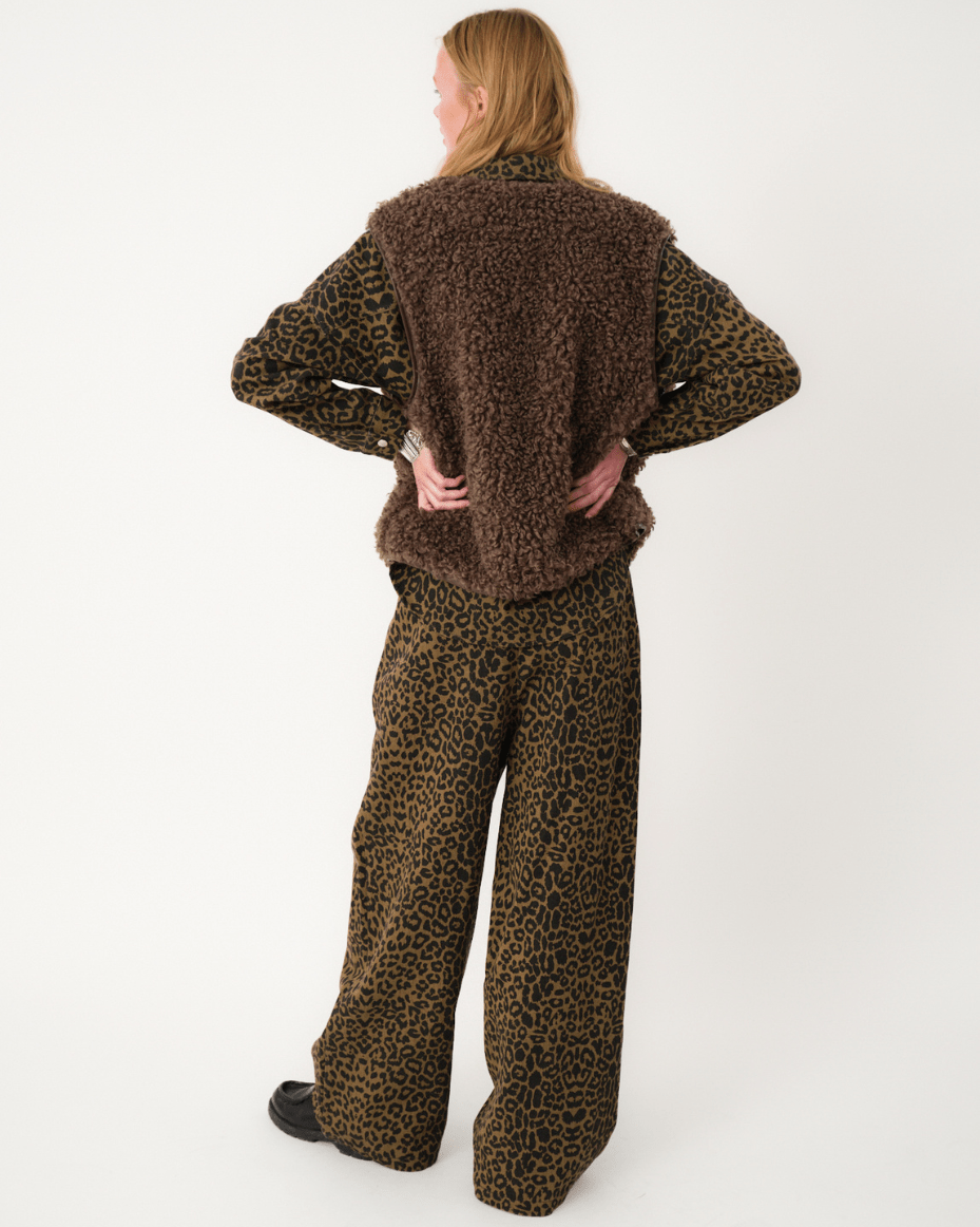 Lollys Laundry Vada Vest - LOLLYS LAUNDRY - Luxe Leopard