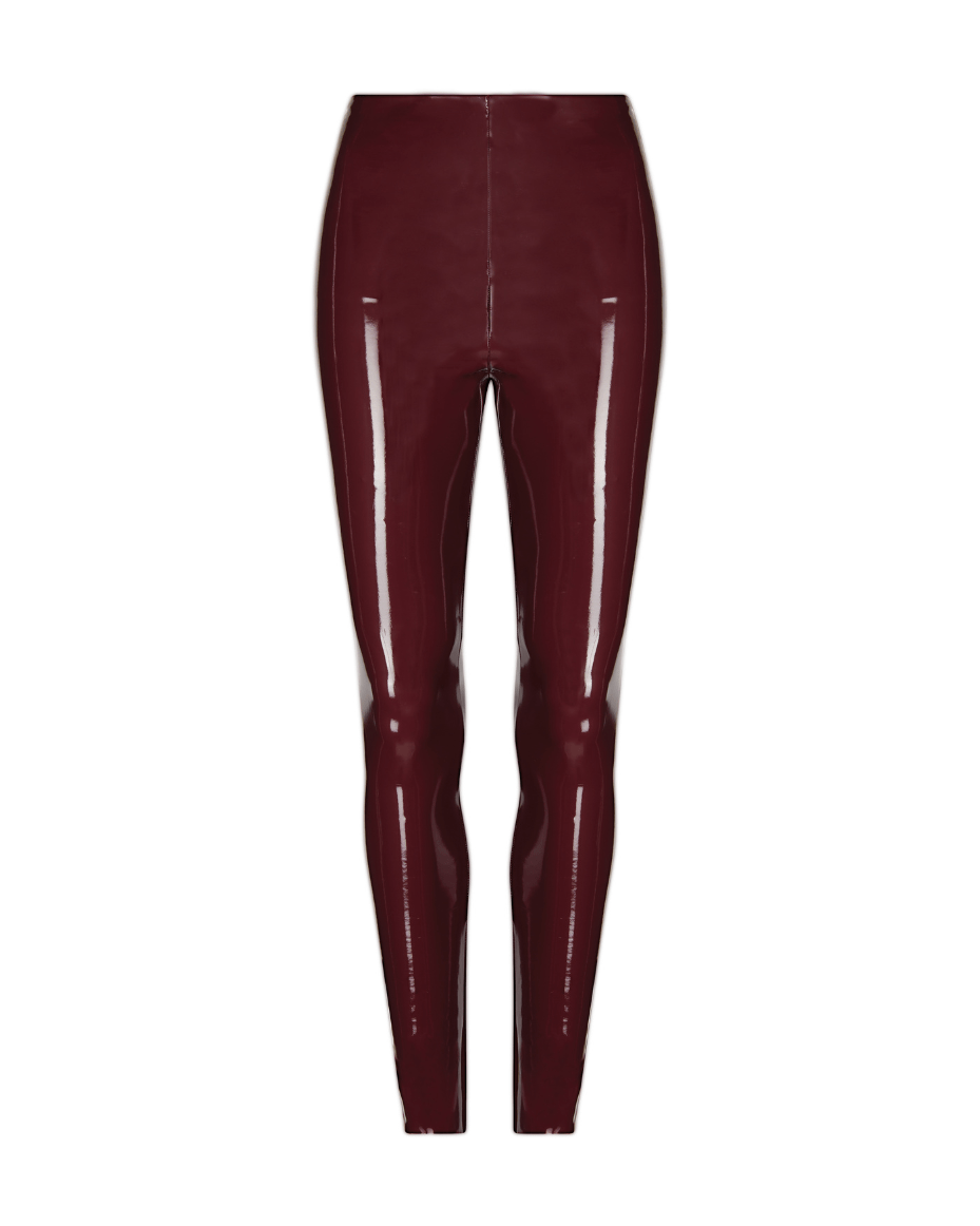 Commando Faux Patent Leather Legging - Luxe Leopard