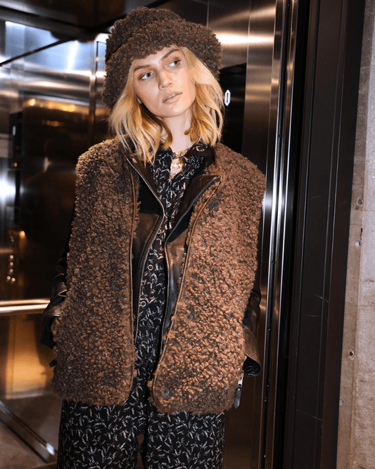 Lollys Laundry Vada Vest - LOLLYS LAUNDRY - Luxe Leopard