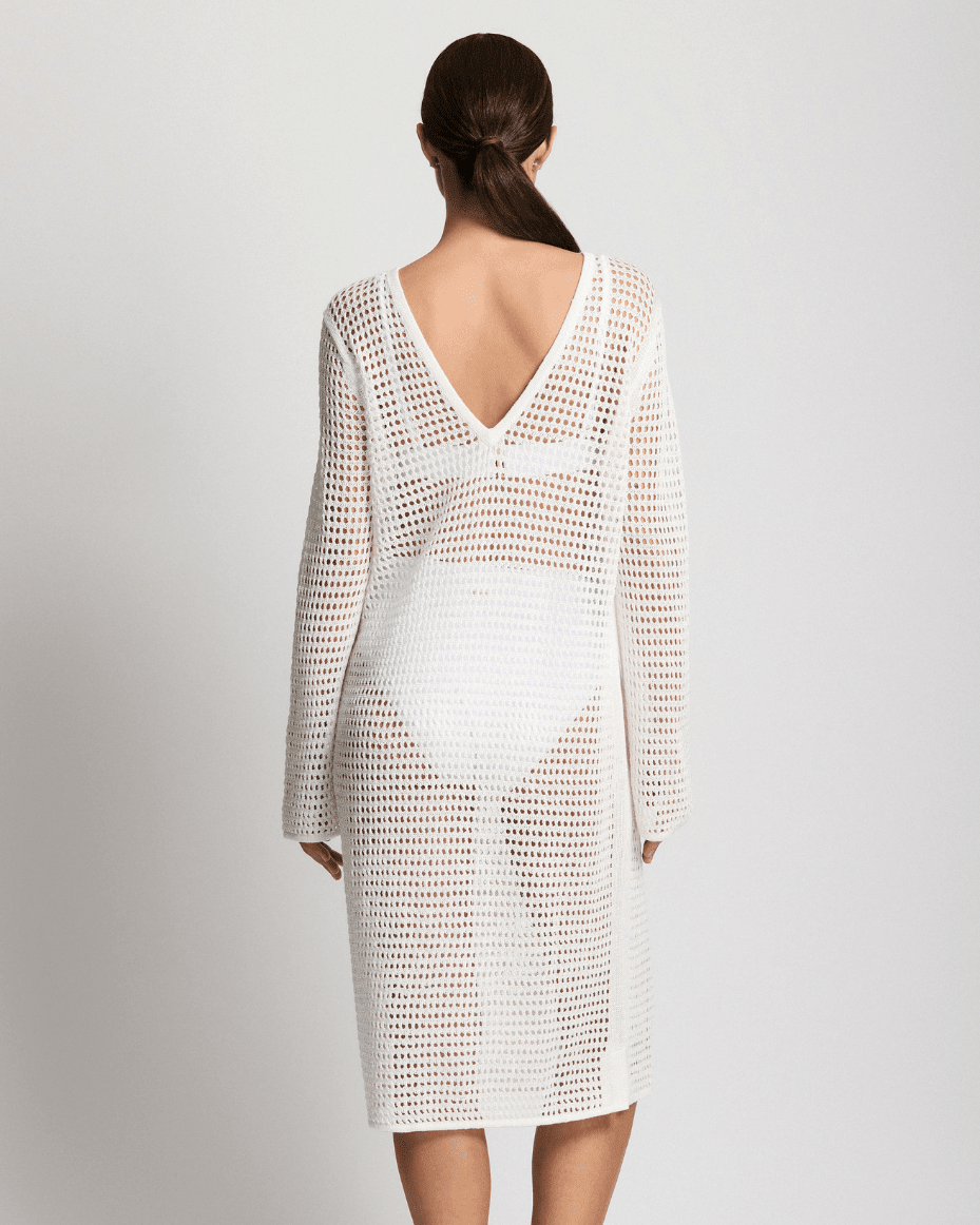 Ralph Lauren Long Sleeve Beach Dress Cover Up - RALPH LAUREN - Luxe Leopard