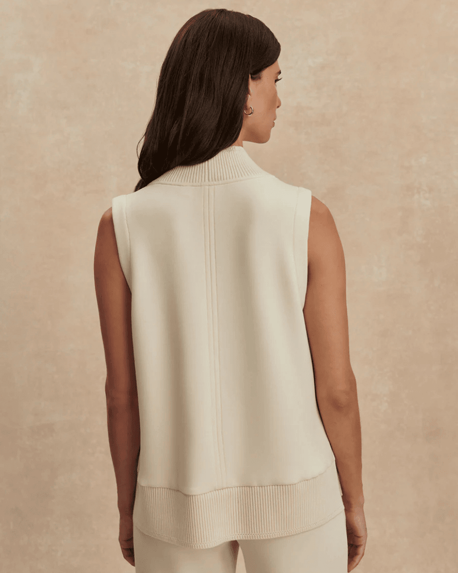 Varley Freida V Neck Tank - VARLEY - Luxe Leopard