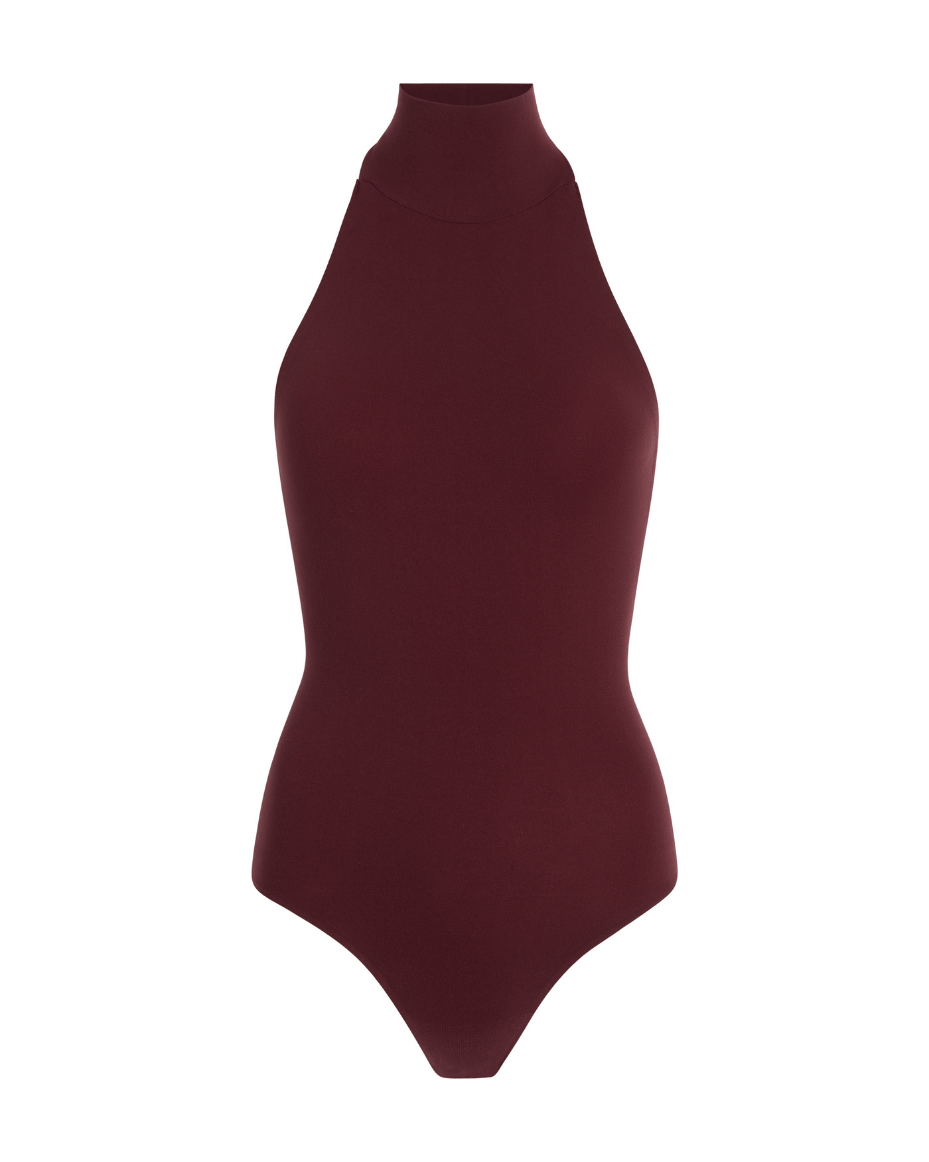 Commando Turtleneck Halter Bodysuit - COMMANDO - Luxe Leopard