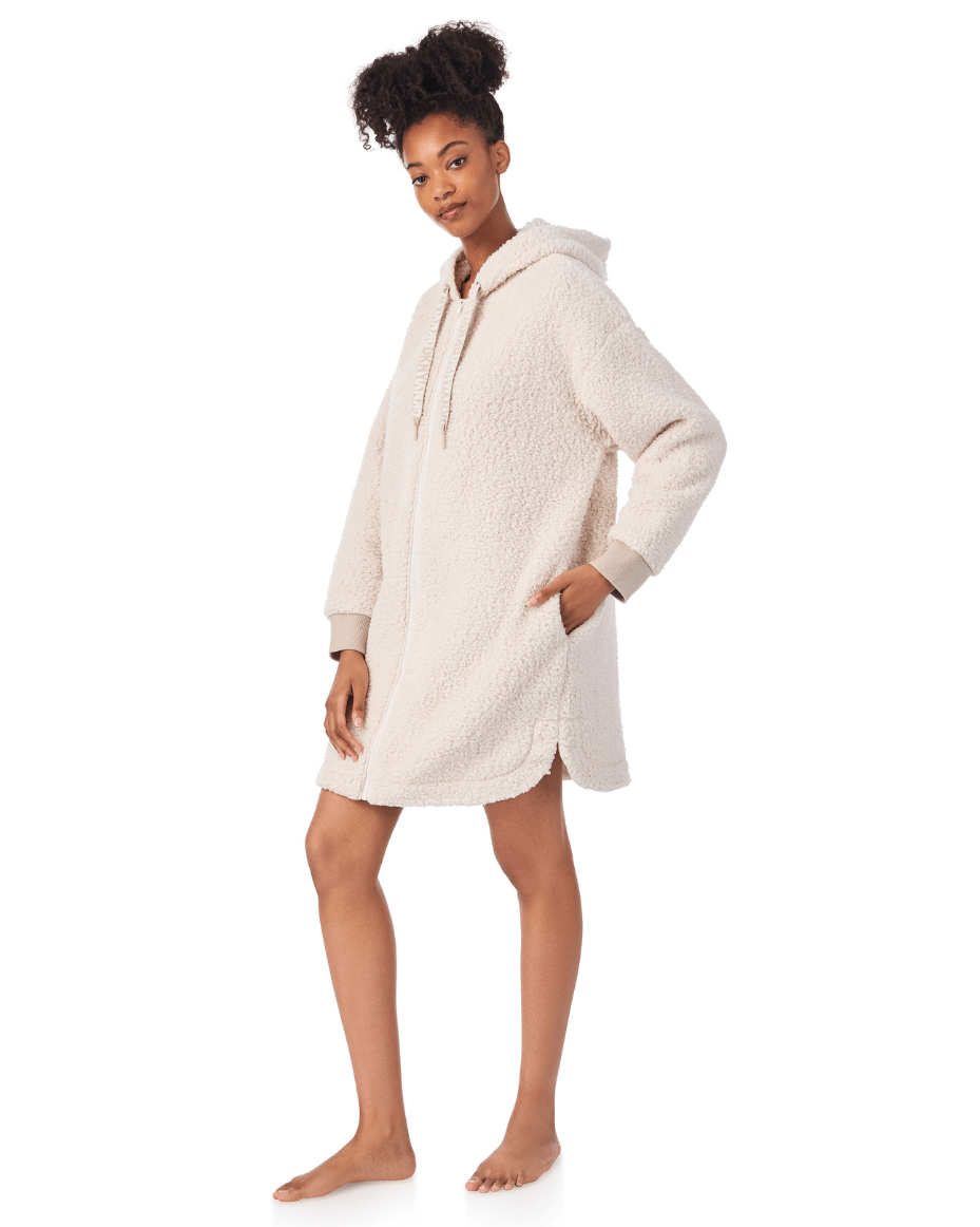 DKNY Hooded Zip Robe