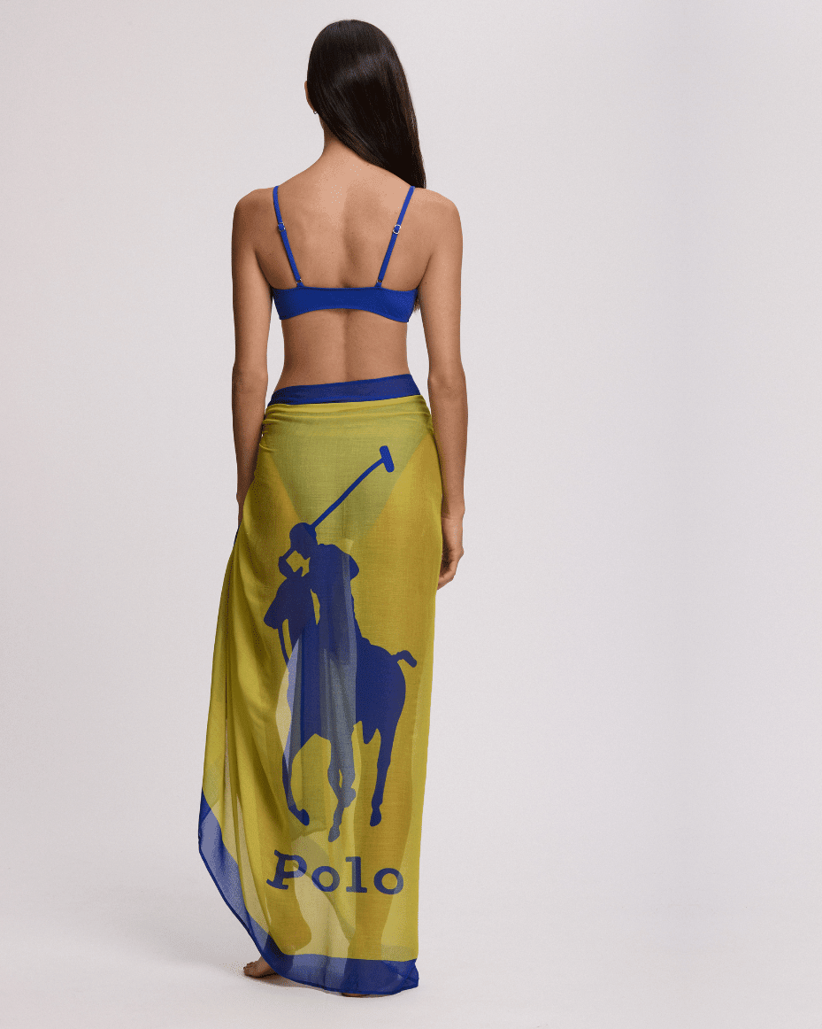 Polo Ralph Lauren Pony Long Pareo Cover Up - POLO RALPH LAUREN - Luxe Leopard