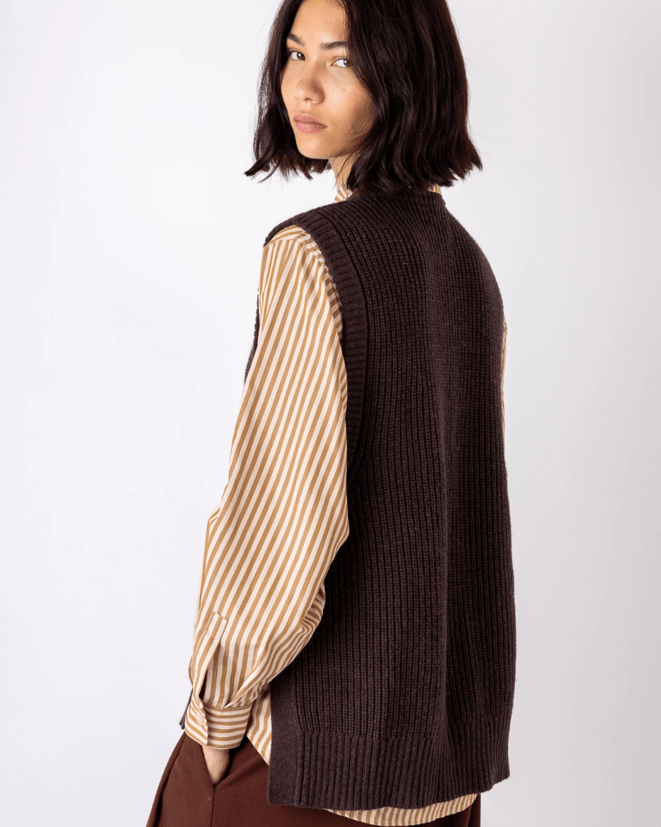 Vivere Isabel Vest Top - VIVERE - Luxe Leopard